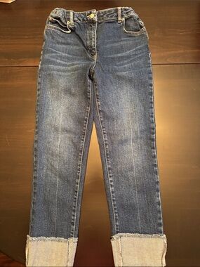 Reiss Classic Dark Blue Kids Jeans with Cuffed Hem